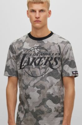 NBA, Shirts, Nba Los Angeles Lakers Camo Jersey