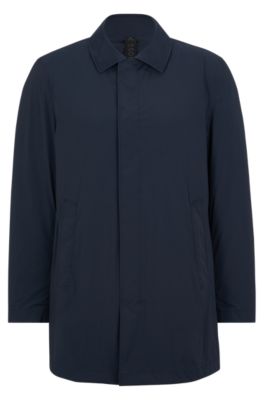 ødelagte dommer Junior BOSS - Regular-fit coat in water-repellent performance-stretch fabric