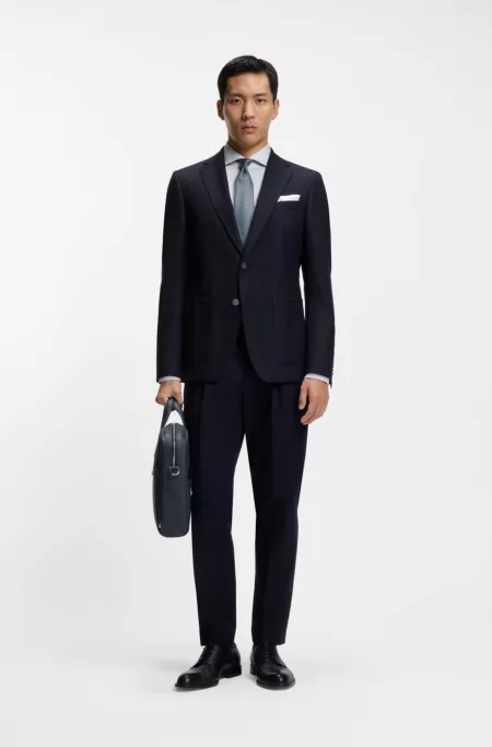 Document case with foil-print logo