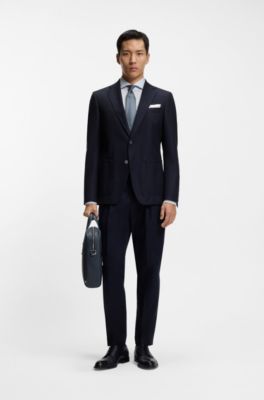 Document case with foil-print logo , Light Blue