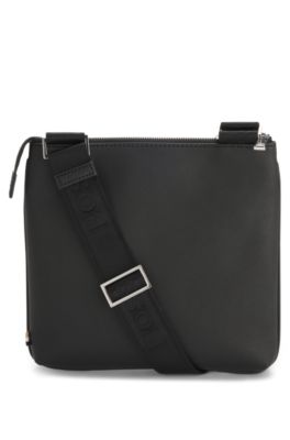 Envelope bag with foil-print logo, Black
