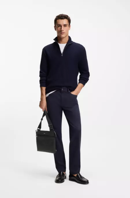 Envelope bag with foil-print logo