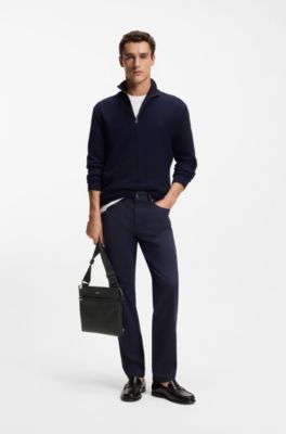 Sac enveloppe avec logo imprim&eacute; en transfert, Noir