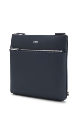Sac enveloppe avec logo imprim&eacute; en transfert, bleu clair