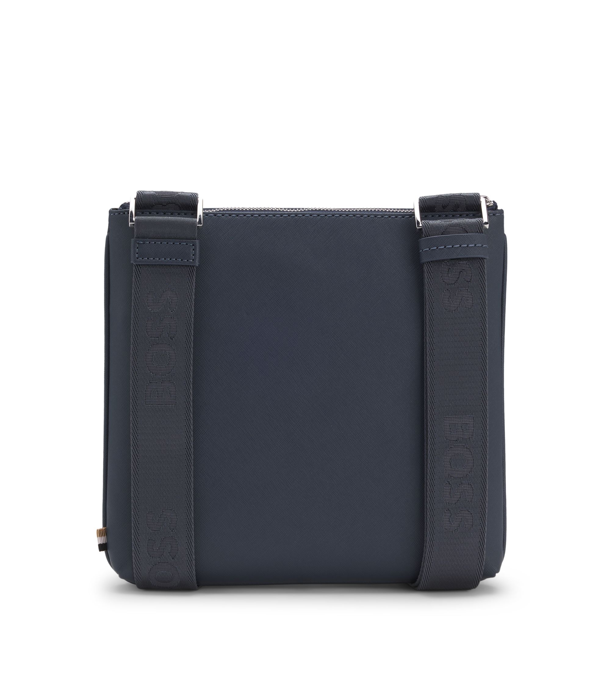 BOSS - Envelope bag with foil-print logo - Light Blue