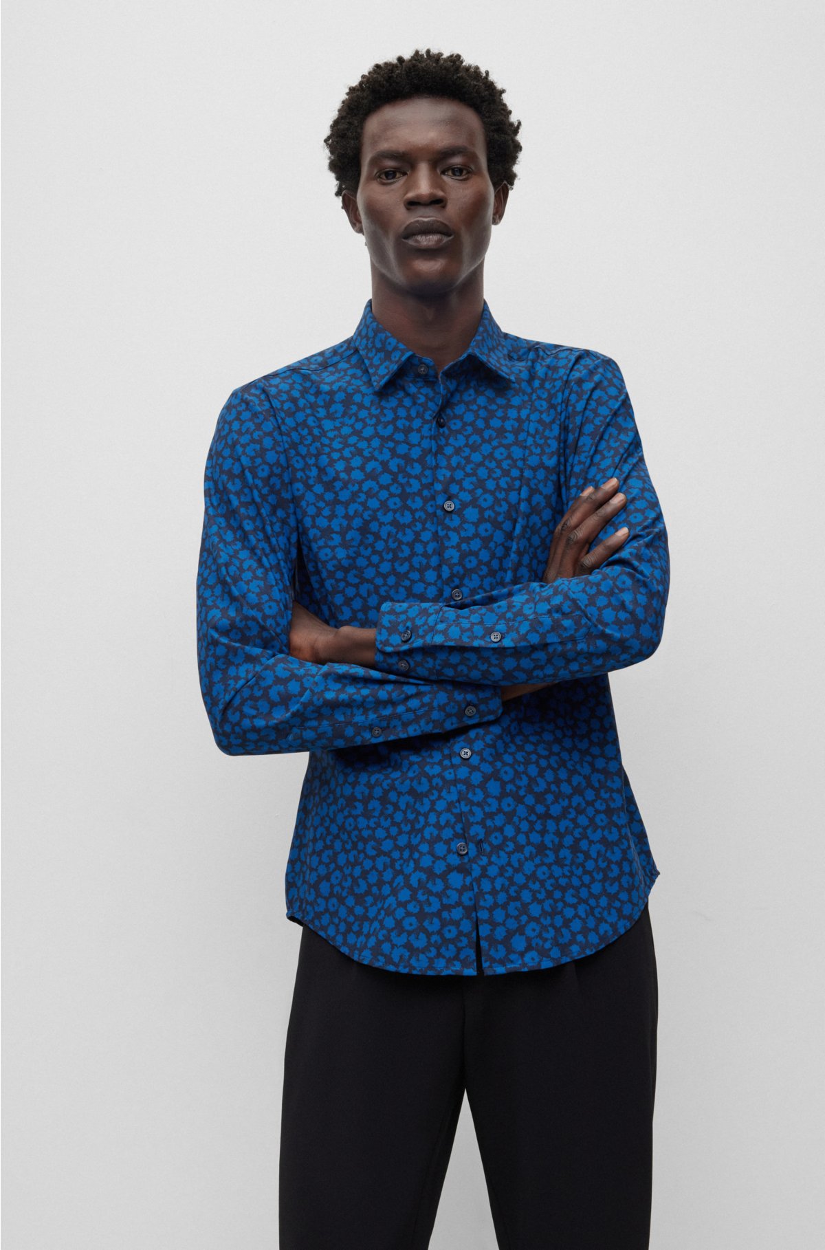 Las mejores ofertas en Camisas de vestir Louis Vuitton azul para