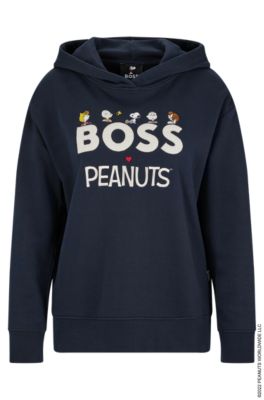 Hugo Boss Boss X Peanuts - Printed Sweatshorts In Red
