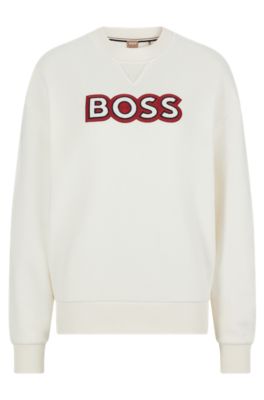 Hugo boss shop white sweatshirt