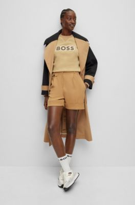 BOSS - BOSS x Alica Schmidt cotton-blend relaxed-fit hoodie