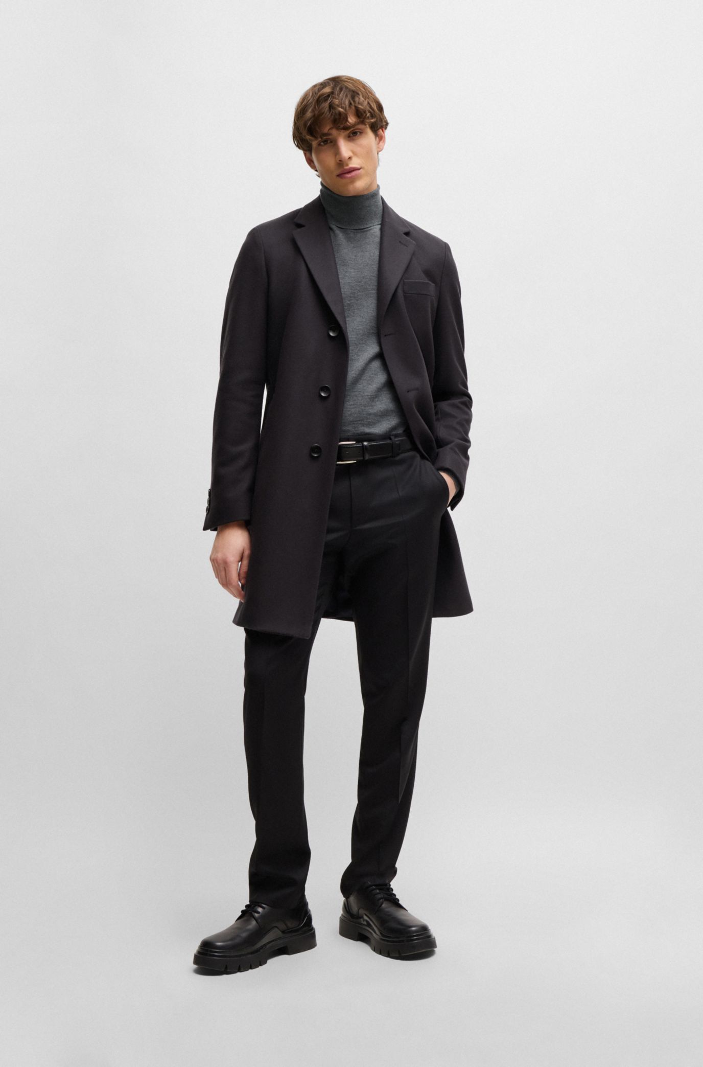 Mens winter 2025 coats hugo boss