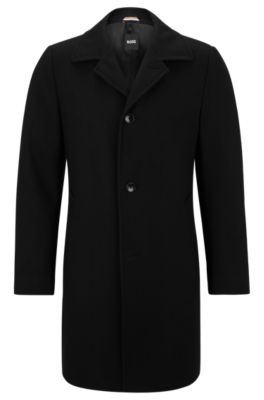 BOSS - Formal coat in a virgin-wool blend
