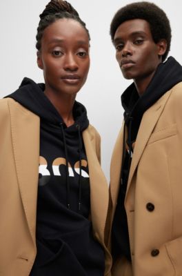 BOSS - Unisex double-breasted jacket in virgin wool