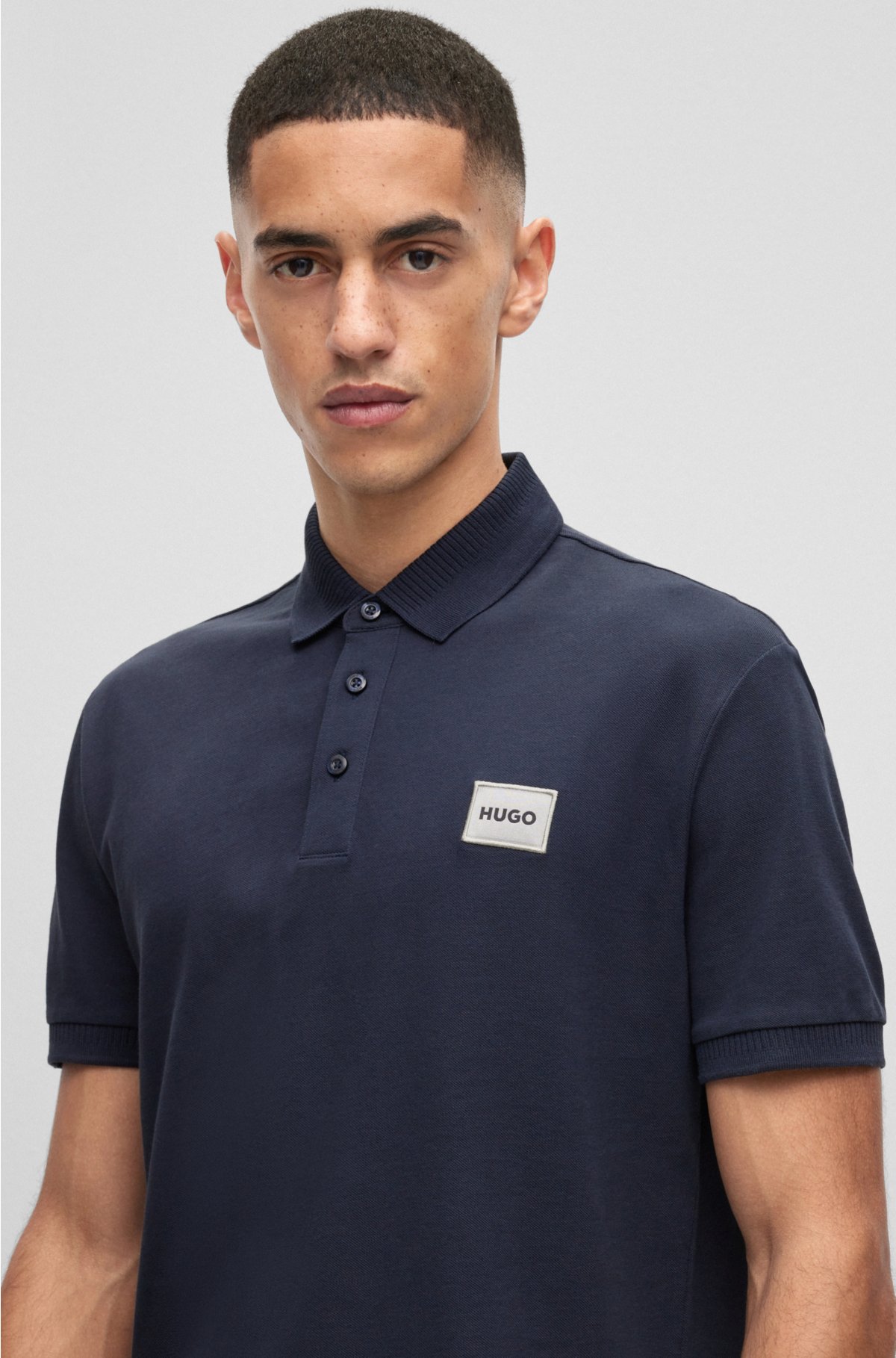 Louis Vuitton 2019 Half Monogram Polo Shirt - Blue Polos, Clothing