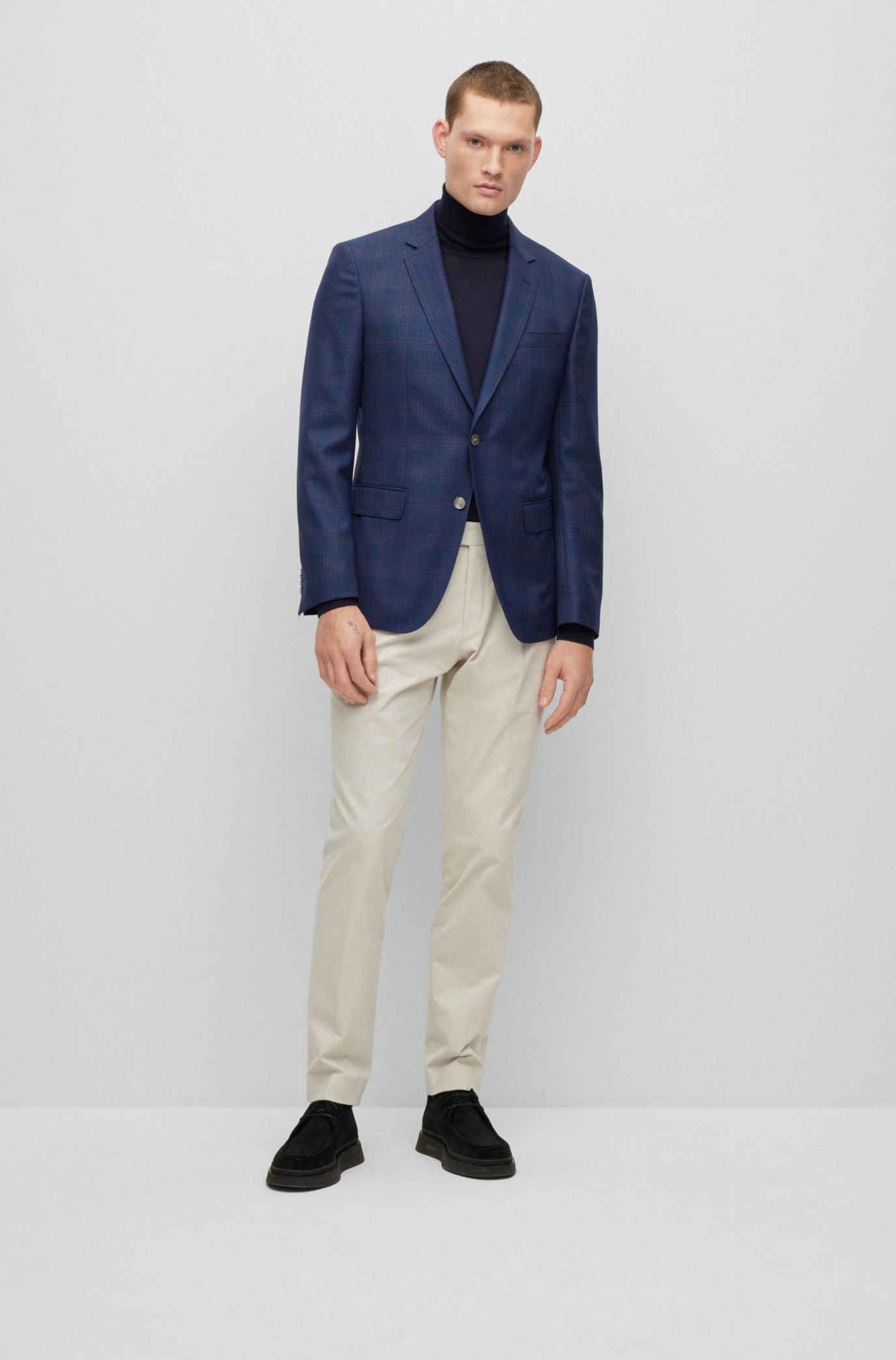 Hugo boss blue clearance blazer