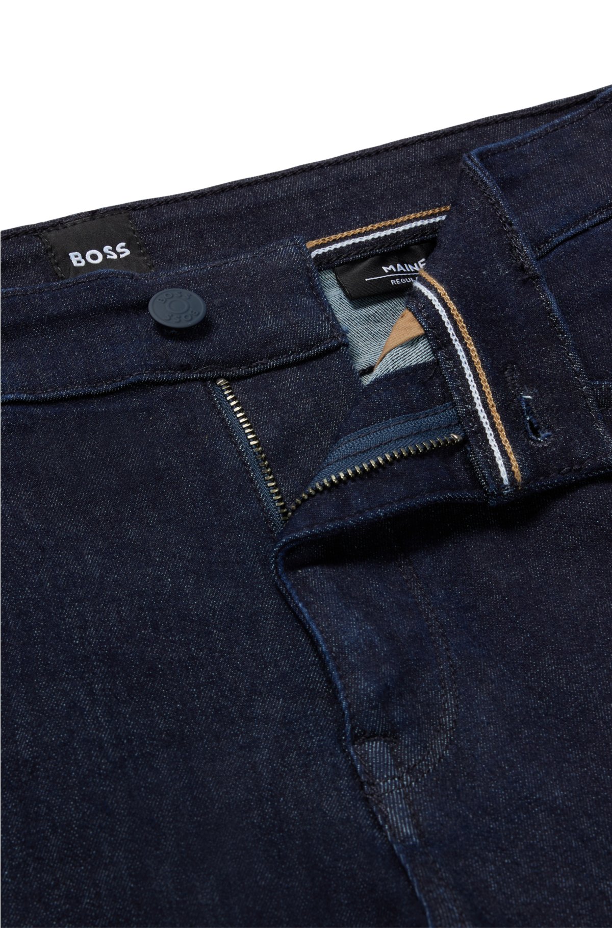 BOSS - Regular-fit jeans in