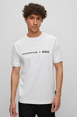 Porsche x BOSS slim-fit T-shirt with exclusive branding