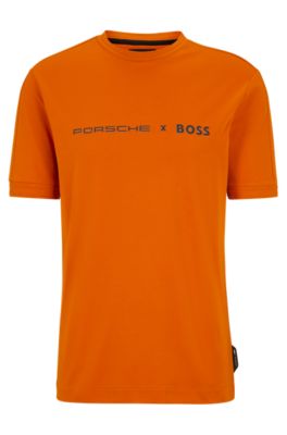 BOSS Porsche x BOSS slim fit T shirt with exclusive branding