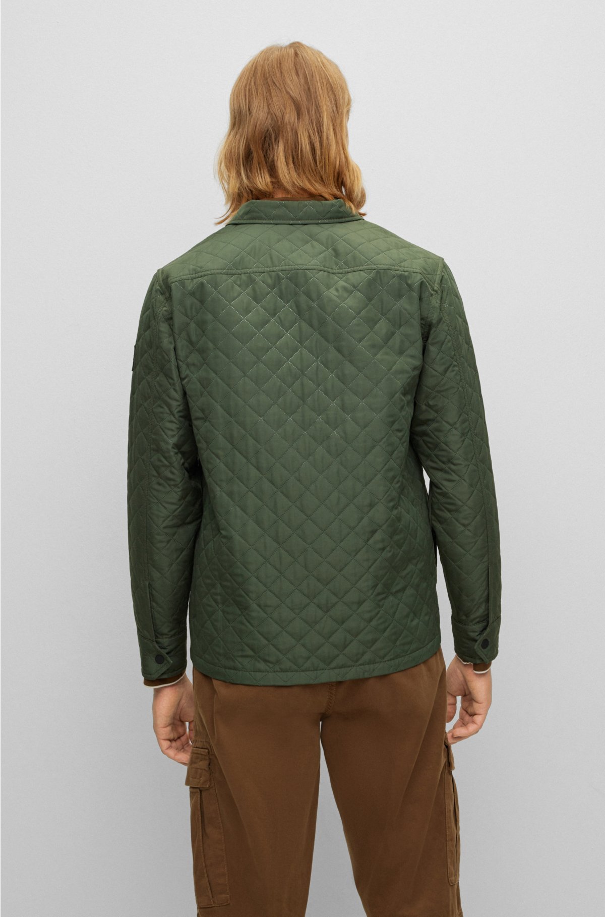 BARBOUR MENS T Shirt Green Khaki XL Fly Fishing Tailored Fit Short