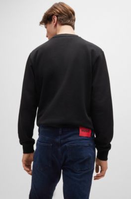 Extra-slim-fit jeans in blue-black stretch denim, Dark Blue