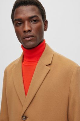 BOSS Woolblend coat with full lining