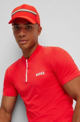 BOSS - BOSS x Matteo Berrettini slim-fit polo shirt in performance