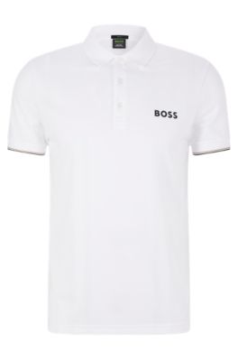 BOSS - BOSS x Matteo Berrettini slim-fit polo shirt with logo details