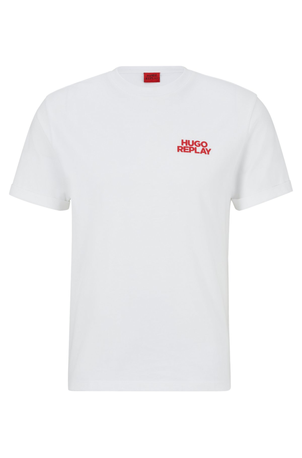 HUGO - HUGO | REPLAY cotton T-shirt with capsule logo print
