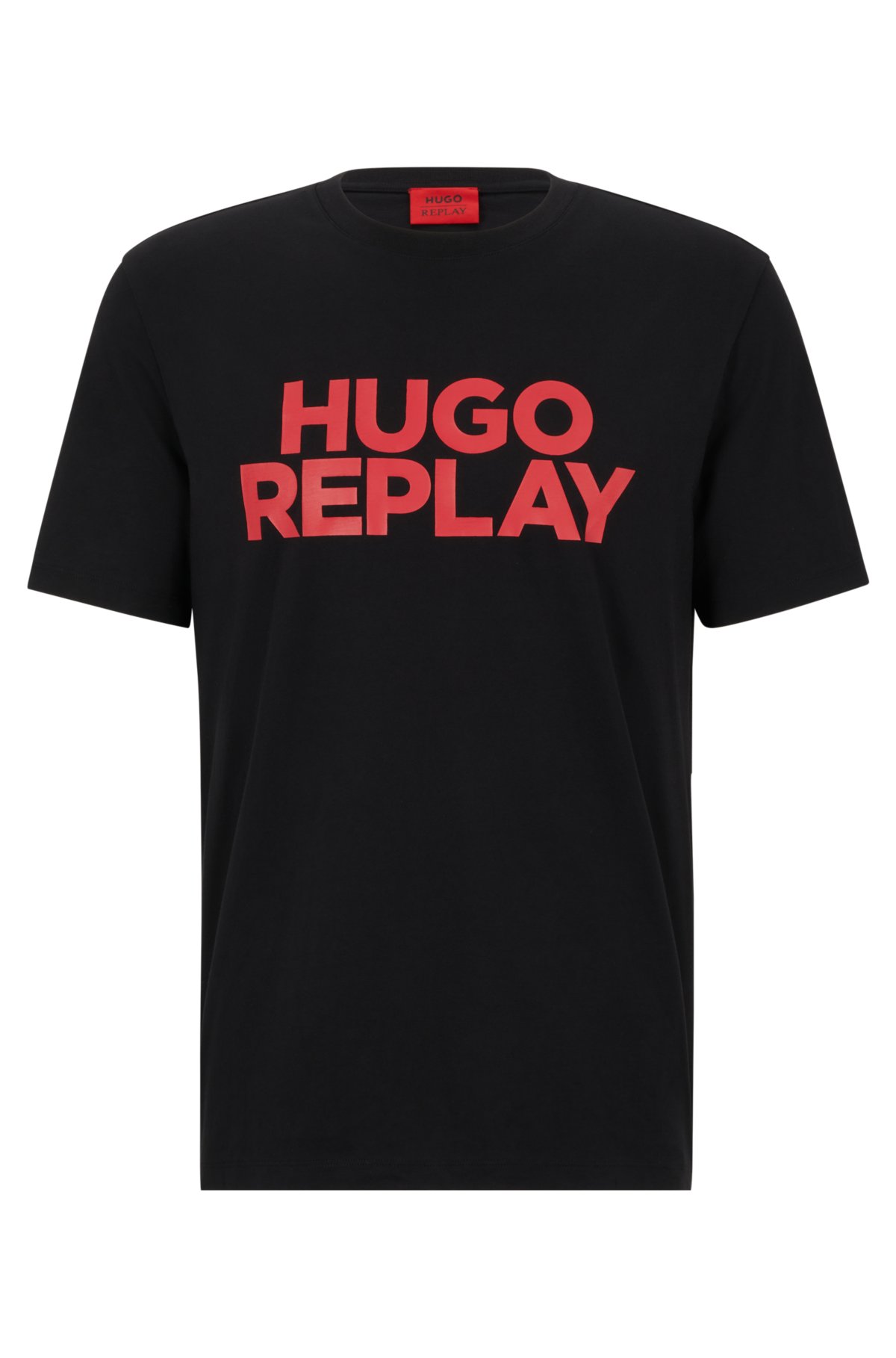 HUGO - HUGO | REPLAY capsule-logo-print T-shirt in cotton