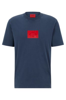 Dolce & Gabbana - Grey & Blue Logo T-Shirt