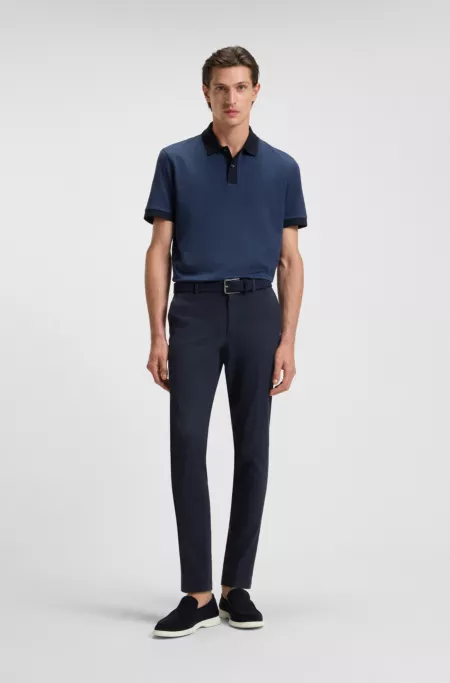 Slim-fit chinos in a stretch-cotton blend