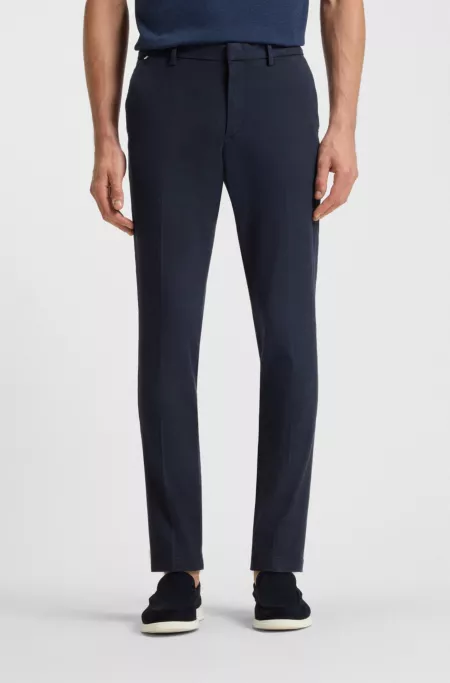 Slim-fit chinos in a stretch-cotton blend
