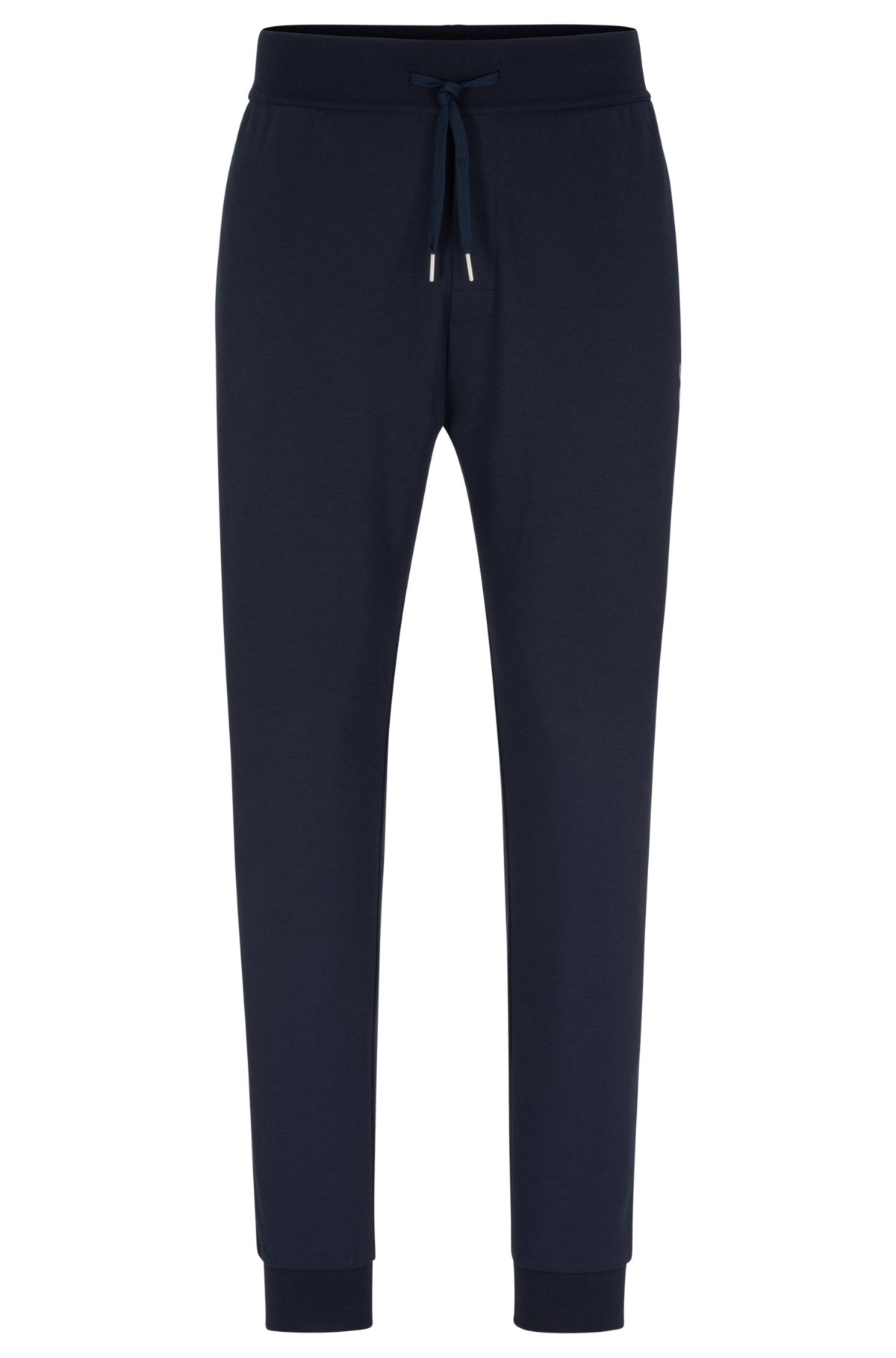 Cotton-blend tracksuit bottoms with logo and stripe