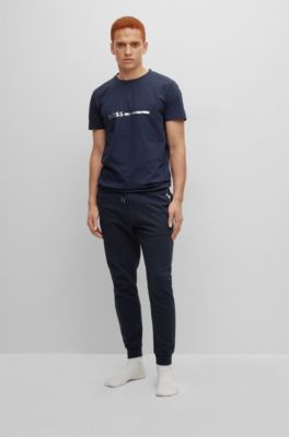 hugo boss blue joggers