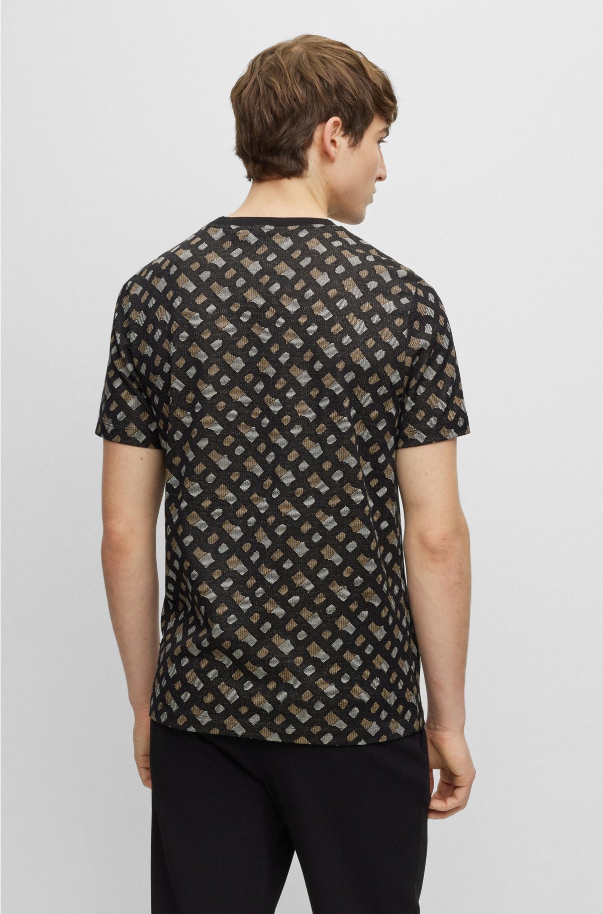 T-shirt Louis Vuitton X NBA Black size S International in Cotton