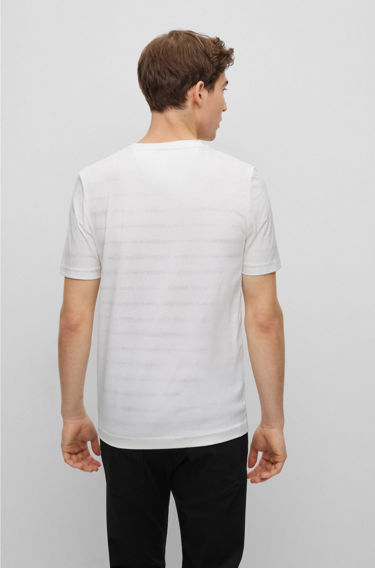 BOSS - Porsche x BOSS slim-fit T-shirt with exclusive branding