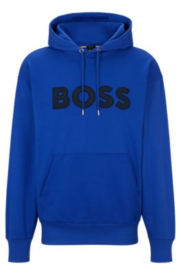 Sweatshirt BOSS Men color Blue