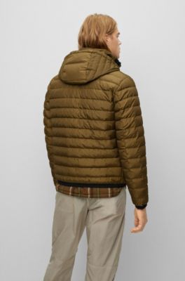 BOSS Waterrepellent down jacket with logo detail