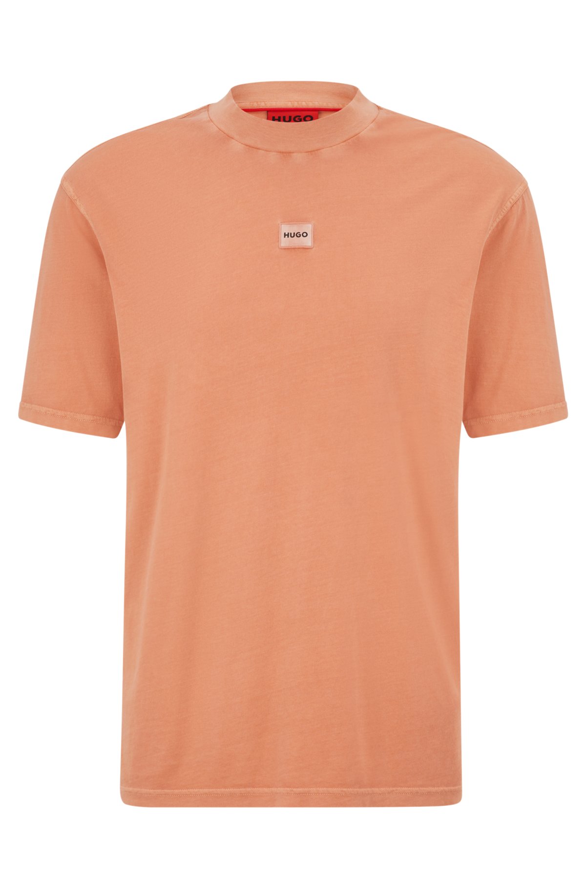with - relaxed-fit T-shirt logo HUGO Cotton-jersey patch