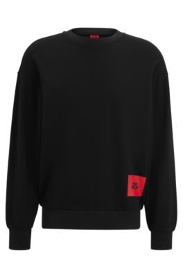 HUGO - HUGO | REPLAY regular-fit sweatshirt in cotton with capsule logo  patch