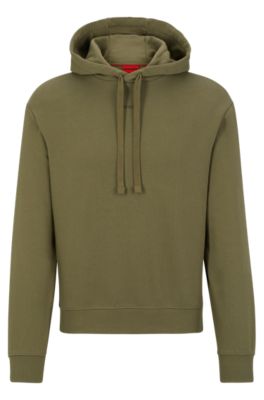 Hugo boss khaki hoodie new arrivals
