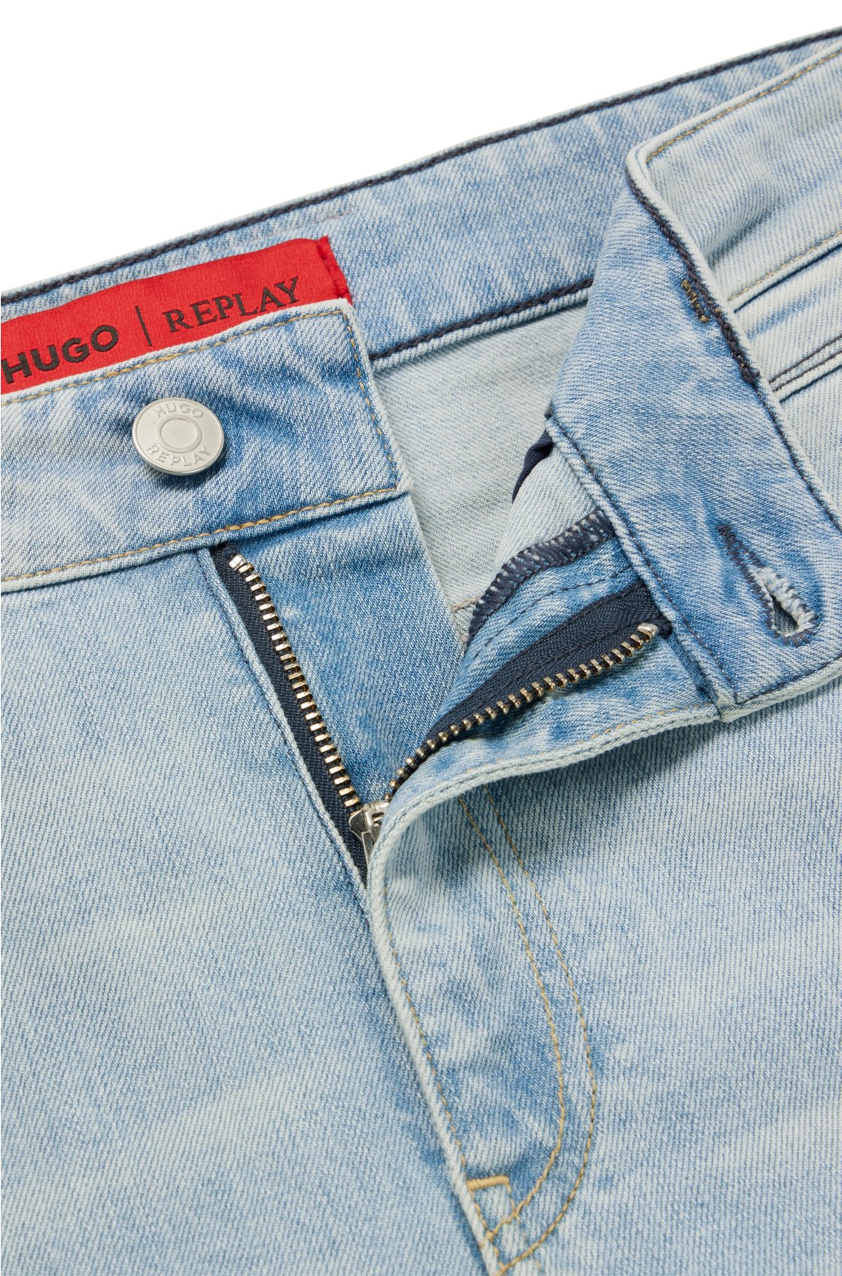 REPLAY in light-blue | - HUGO HUGO regular-fit stretch denim jeans