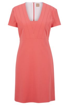 Hugo boss pink dress sale