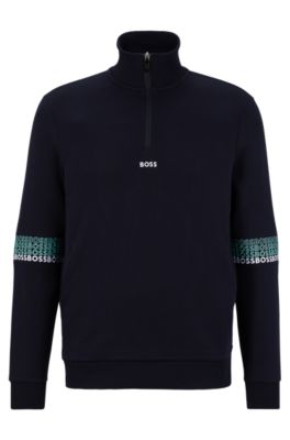 Hugo boss outlet full zip sweatshirt