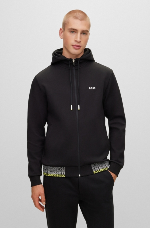 Hugo boss hoodie online gold