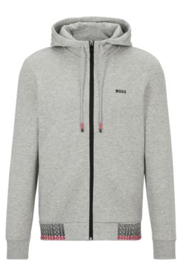 Hugo boss grey discount hoodie