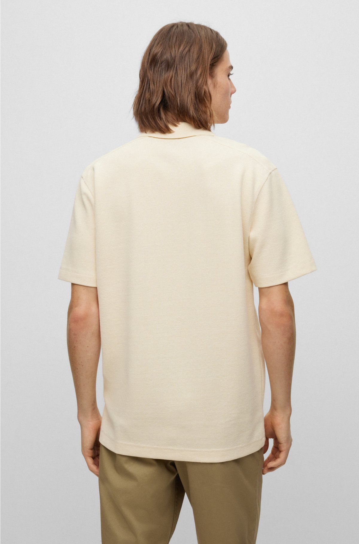 Loose-fit Cotton Polo Shirt Wonwhi Adidas - Men