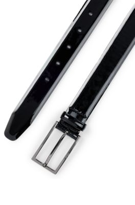 Cinturón De Piel De Ante Italiana Con Hebilla De Metal | énvo