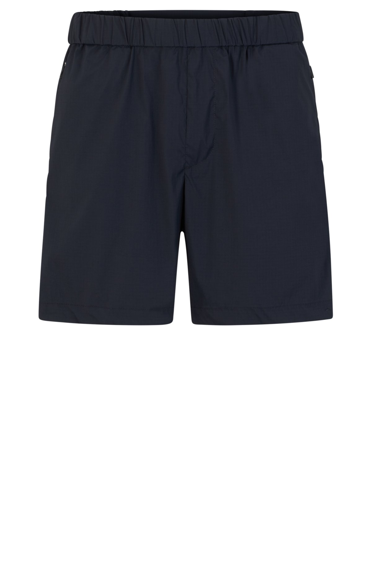 BOSS - Regular-fit shorts in cotton toweling with drawcord
