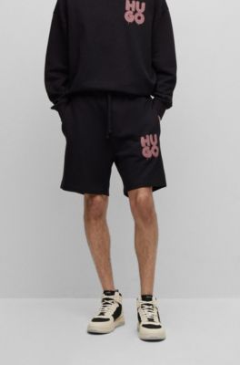 Sun Printed Streetwear Basketball Shorts with Zipper Pockets