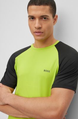 Hugo Boss Monogram-print Swim Shorts In Quick-drying Fabric In